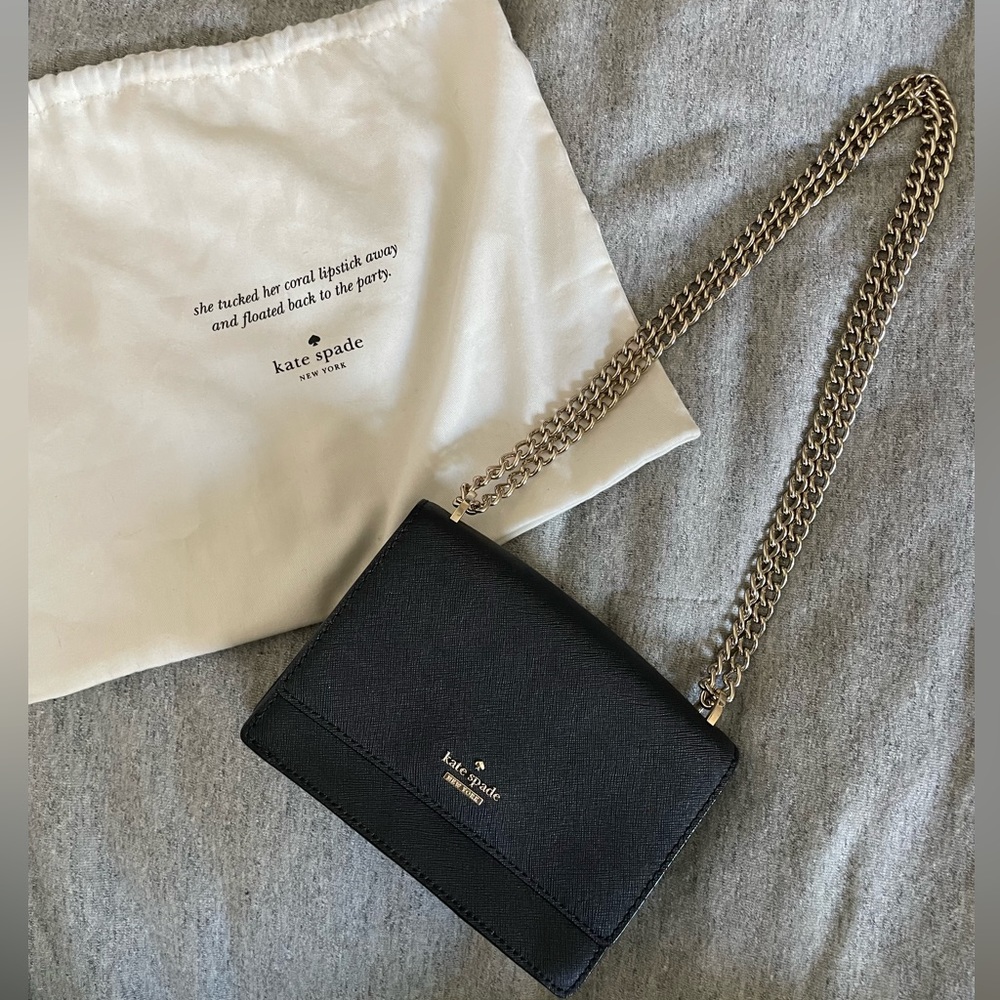 New Kate Spade Crossbody bag with silver chain